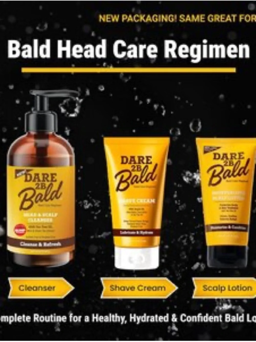 NWT Dare 2B Bald‎ Shave Cream 5 OZ